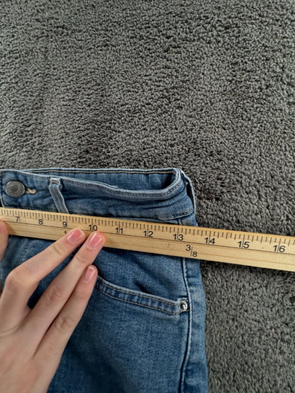 Levis Premium 721 High Rise Skinny Denim Blue Jeans Size 29 Women Cotton Blend - Picture 13 of 16